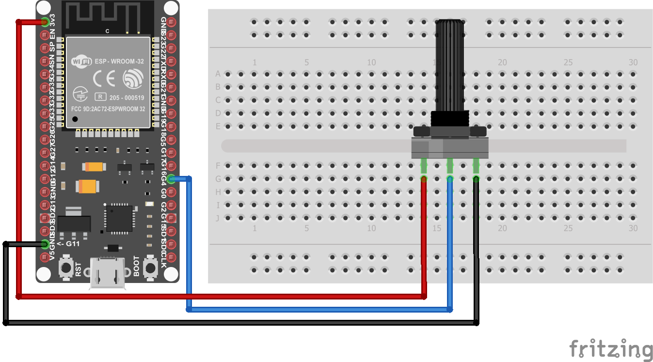 ESP32 Button LED Wiring Diagram